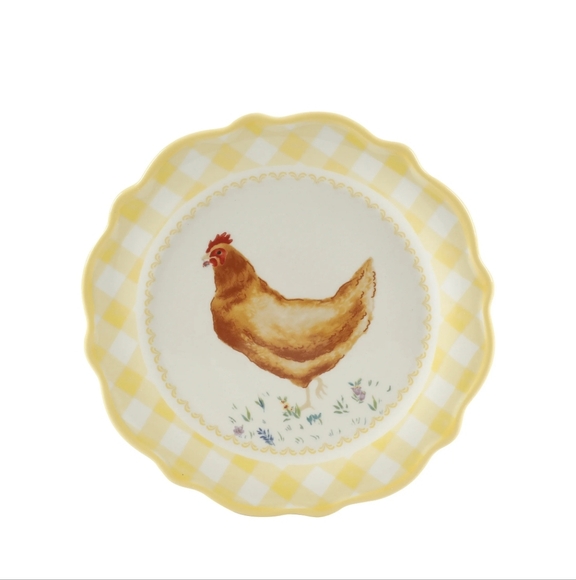 🎁 New Pioneer Woman Novelty 7 Inch Plates with Rack - Picture 6 of 11